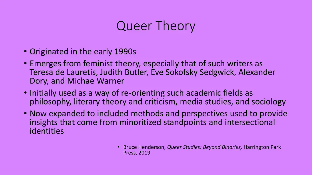 queer theory