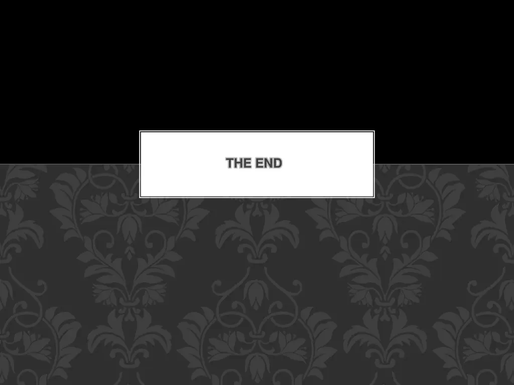 the end