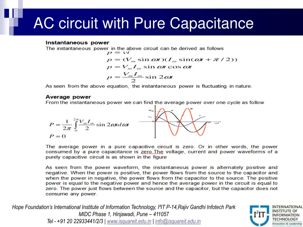 ac circuit with pure capacitance 1