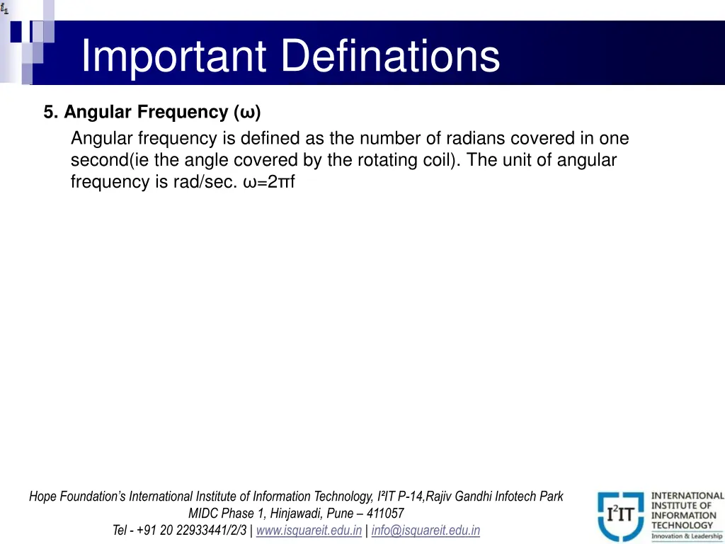 important definations 1