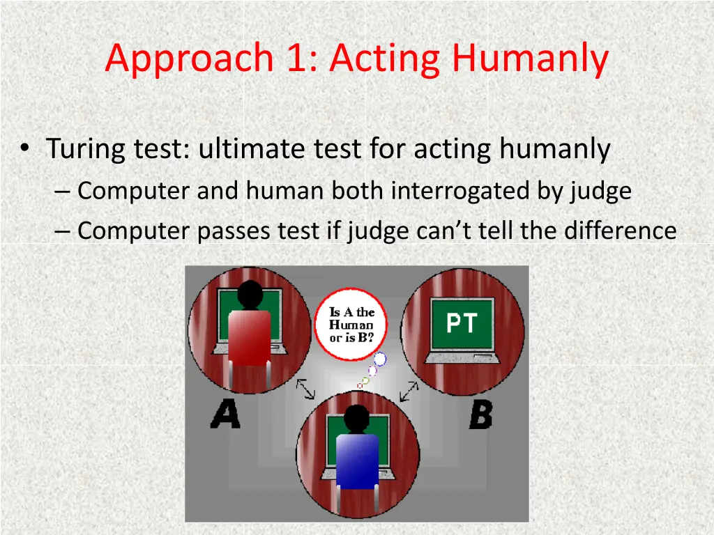 approach 1 acting humanly