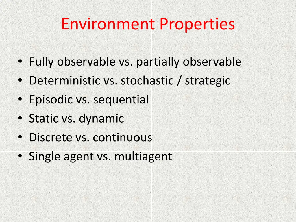 environment properties