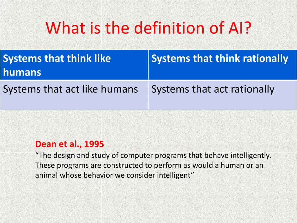 what is the definition of ai 4