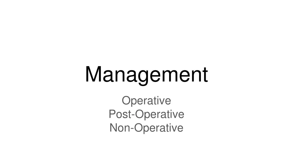 management