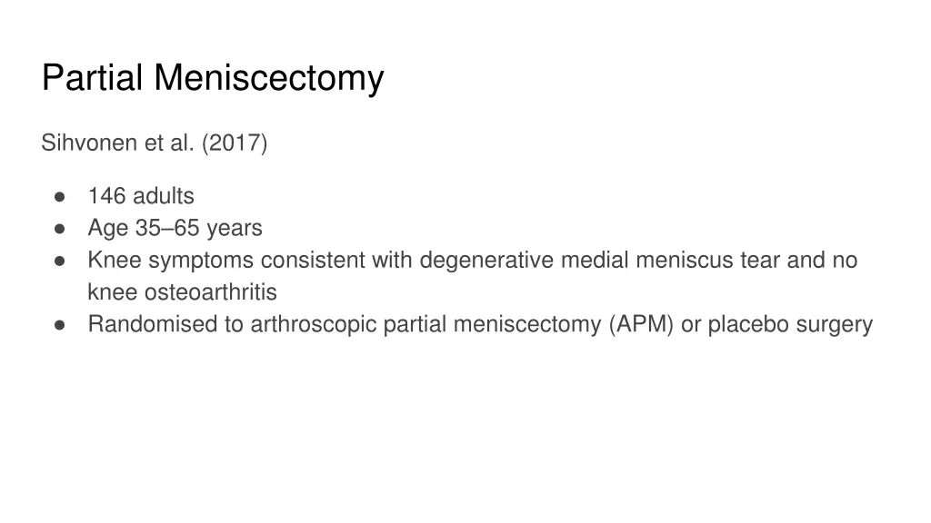 partial meniscectomy 2