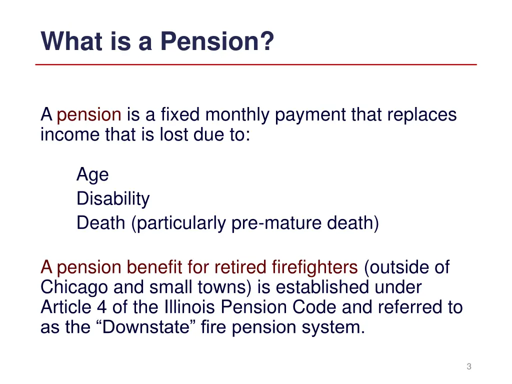 what is a pension