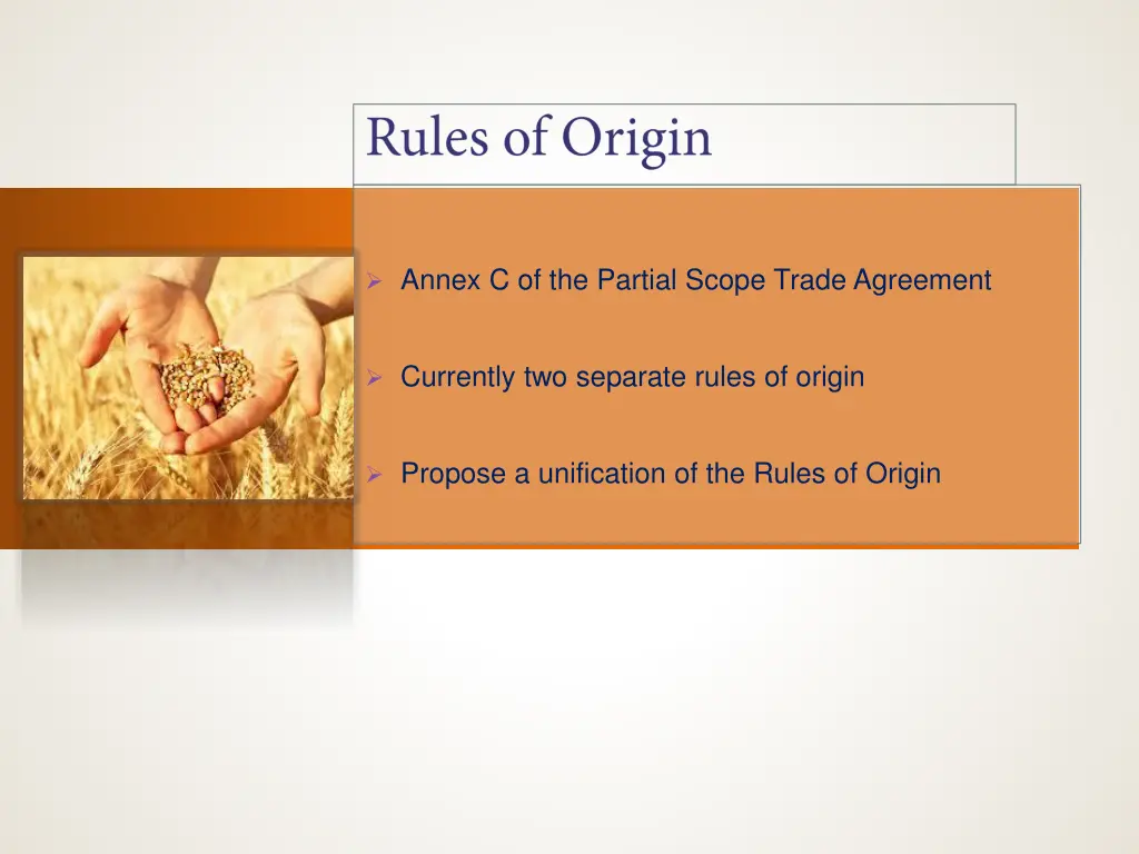 annex c of the partial scope trade agreement