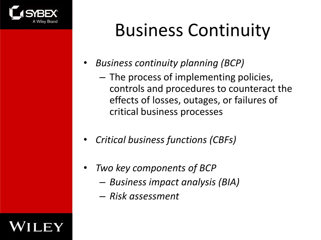 business continuity