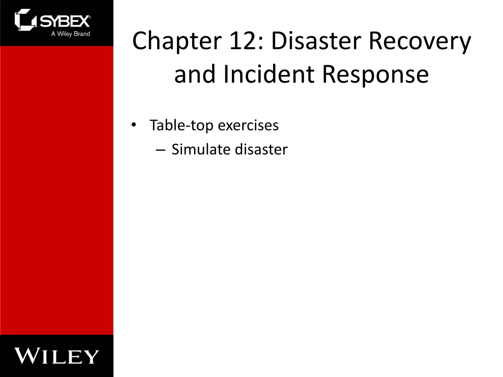 chapter 12 disaster recovery and incident response 4