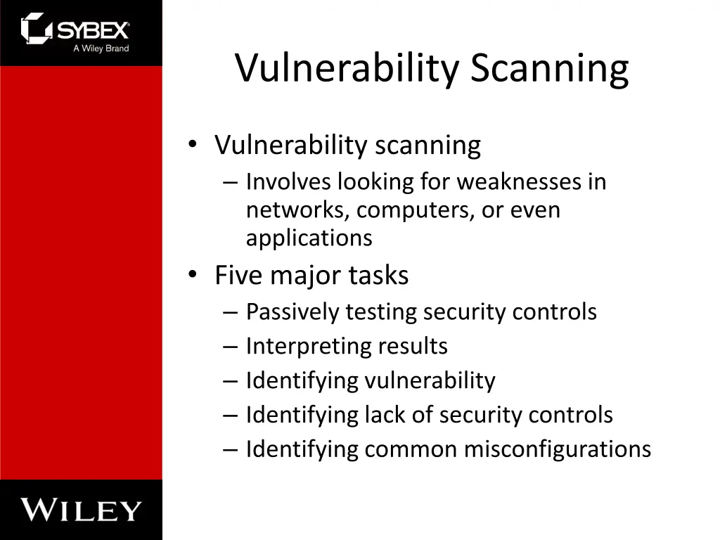 vulnerability scanning