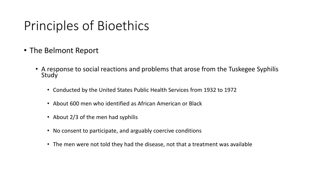 principles of bioethics 1