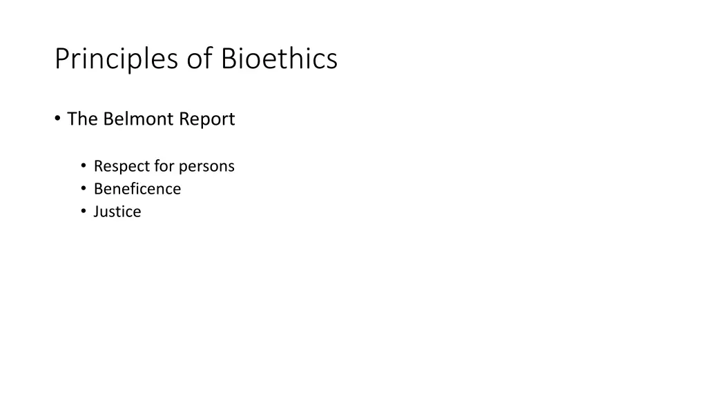 principles of bioethics 3