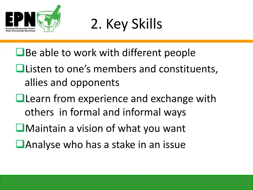 2 key skills