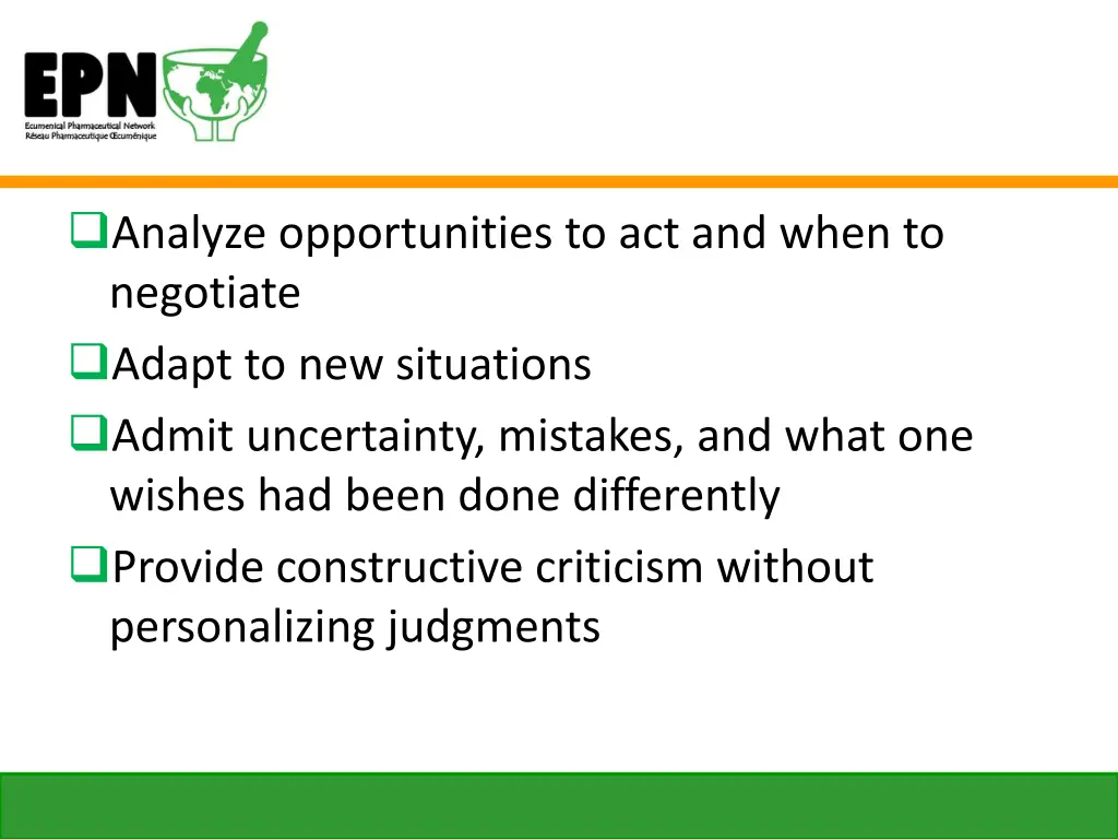 analyze opportunities to act and when