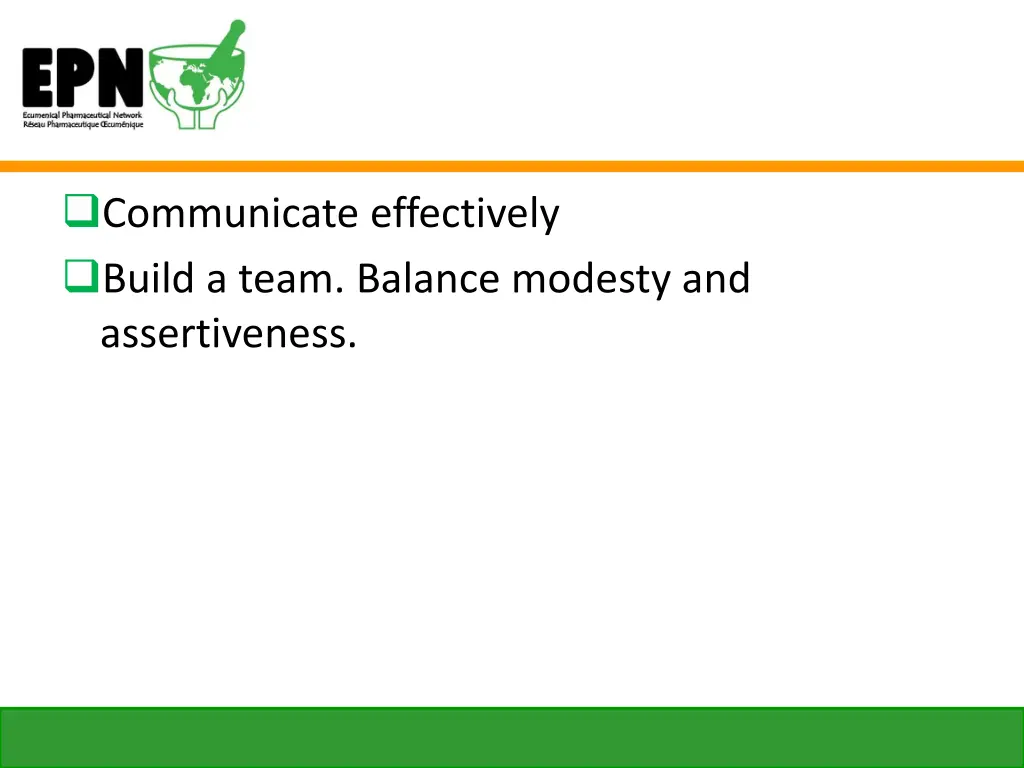 communicate effectively build a team balance