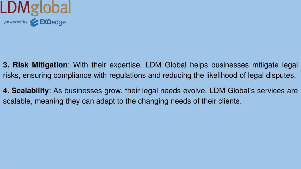3 risk mitigation with their expertise ldm global
