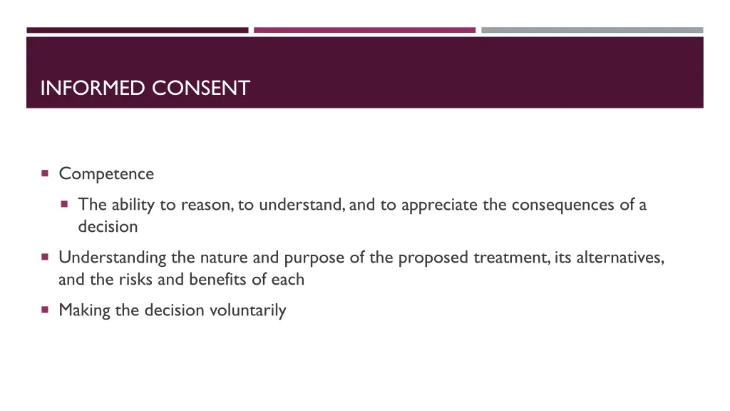 informed consent