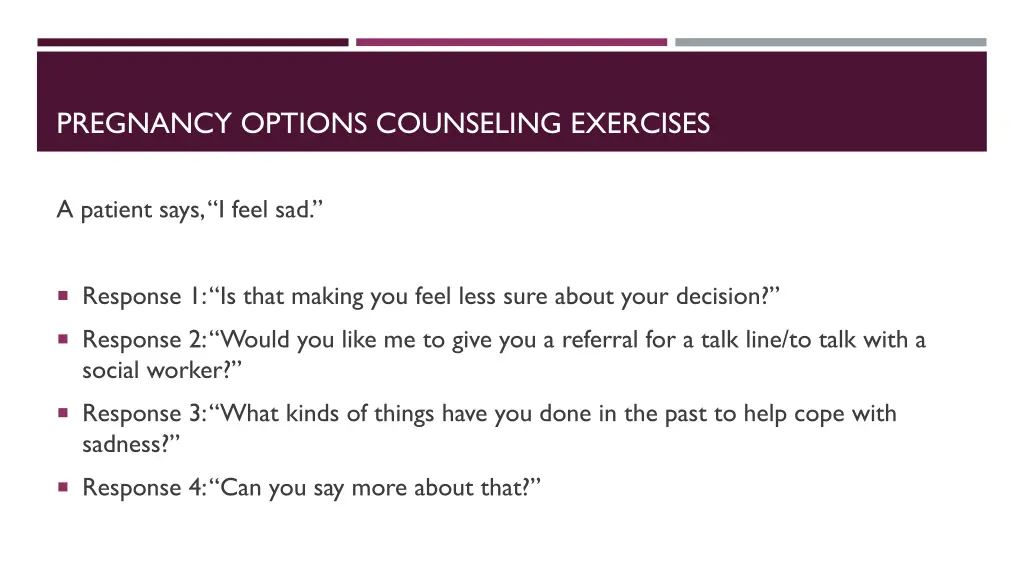 pregnancy options counseling exercises 2