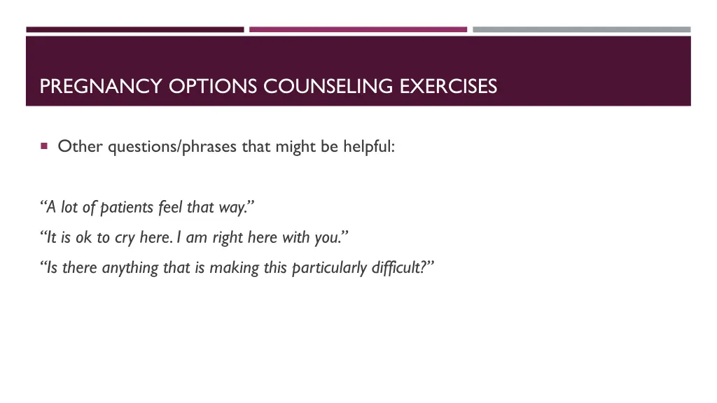 pregnancy options counseling exercises 3