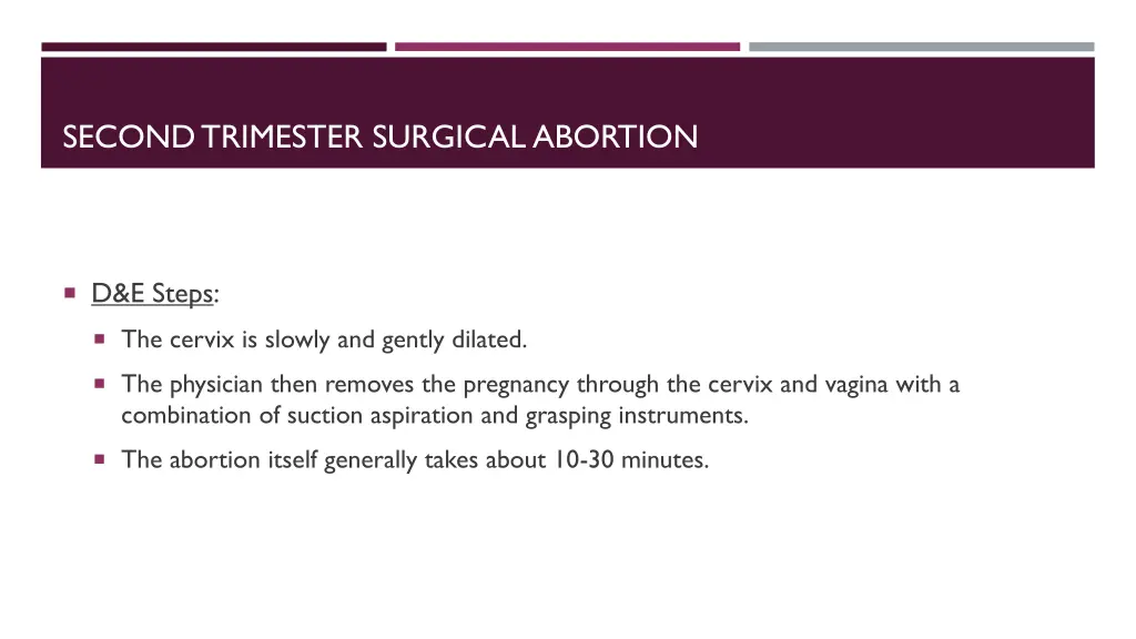 second trimester surgical abortion