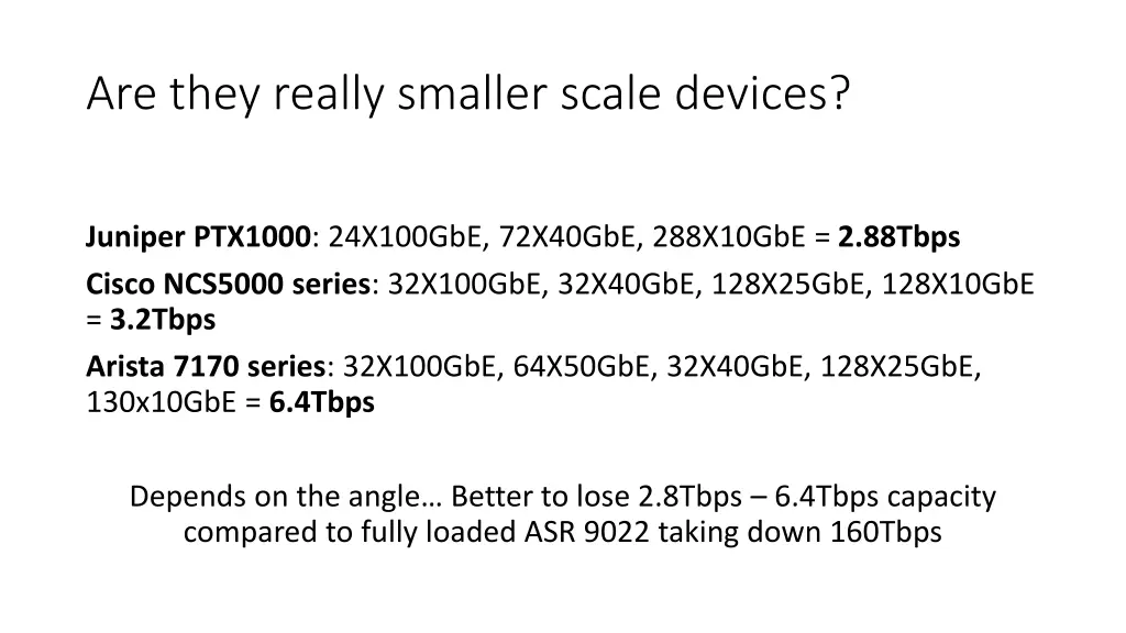 are they really smaller scale devices