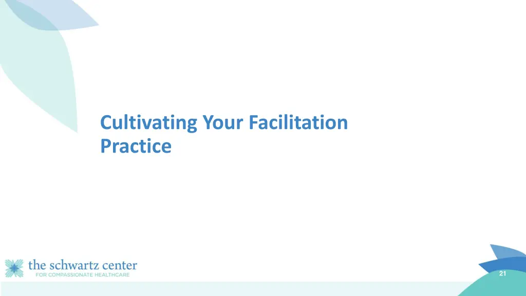 cultivating your facilitation practice