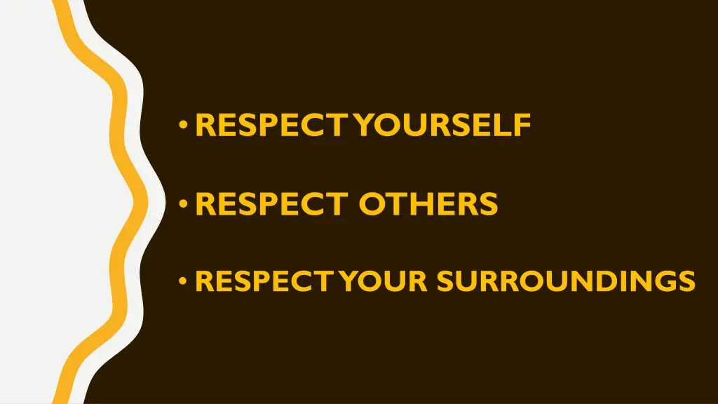 respect yourself