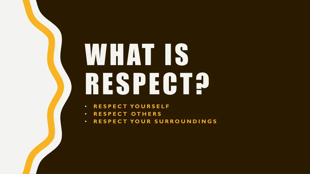 what is respect 1