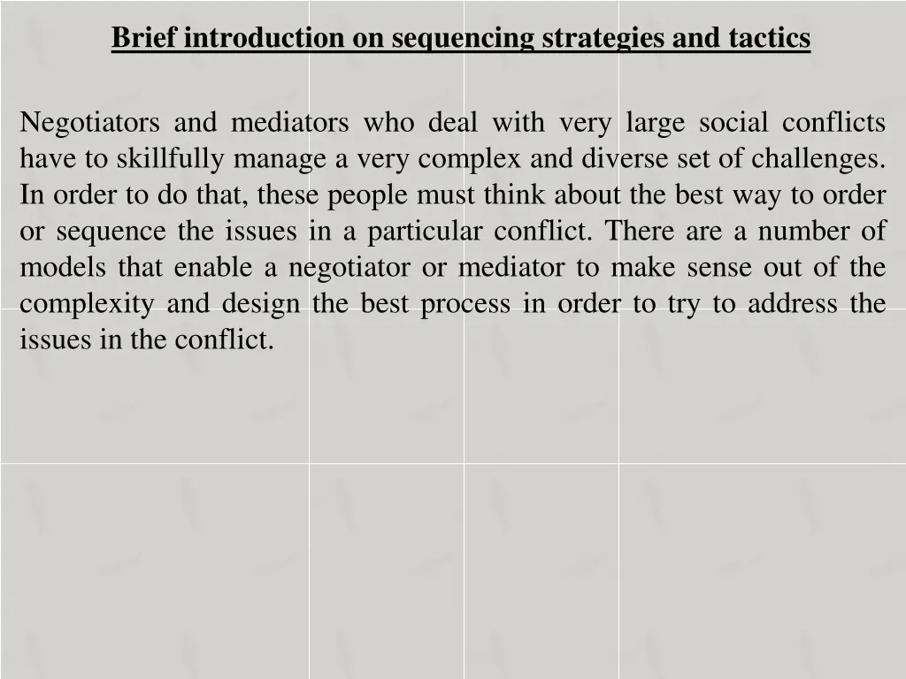 brief introduction on sequencing strategies