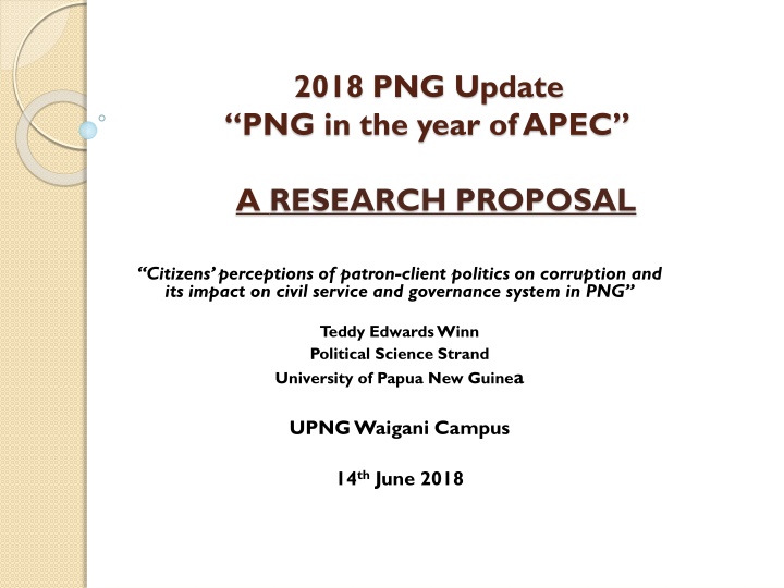 2018 png update png in the year of apec