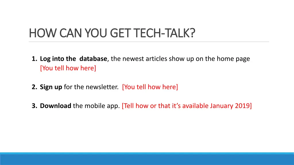 how can you get tech how can you get tech talk