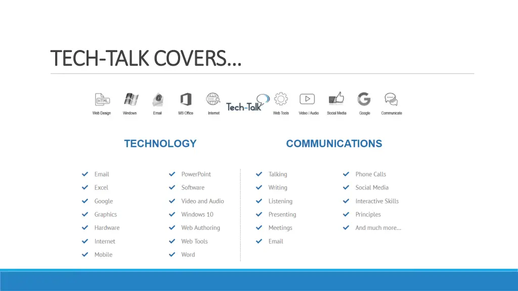 tech tech talk covers talk covers