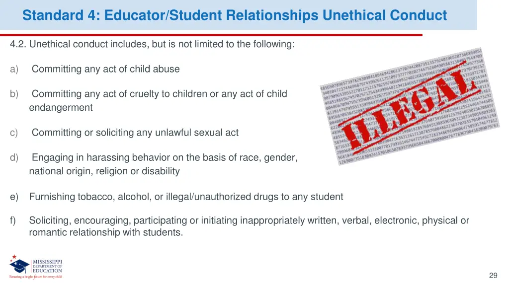 standard 4 educator student relationships