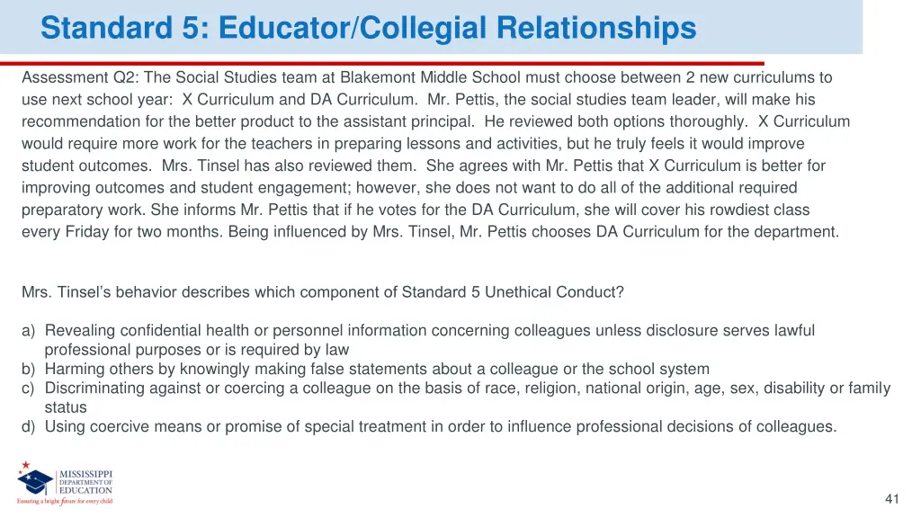 standard 5 educator collegial relationships 5