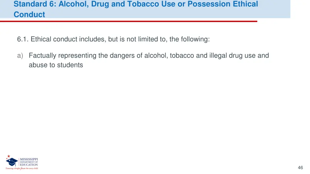 standard 6 alcohol drug and tobacco 1