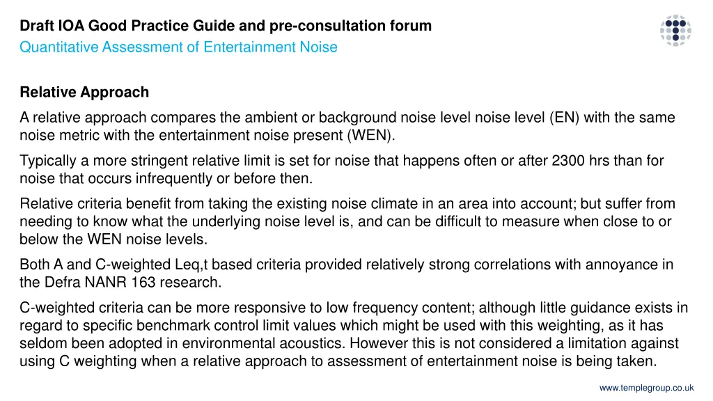 draft ioa good practice guide 14