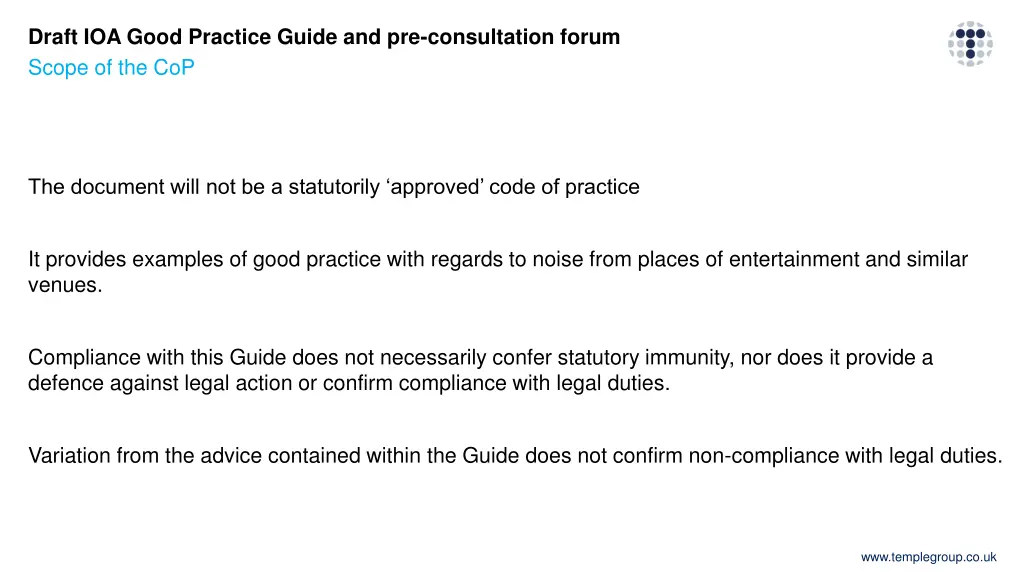 draft ioa good practice guide 4