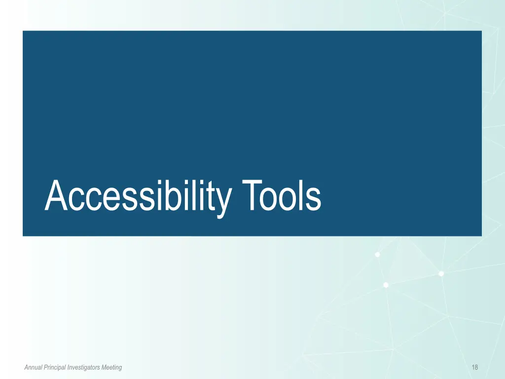 accessibility tools