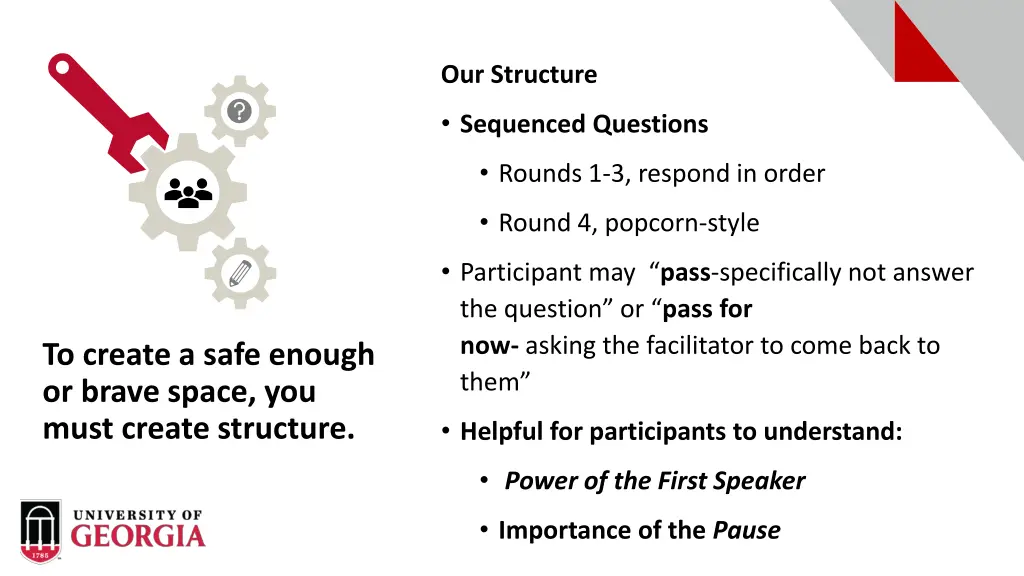 our structure