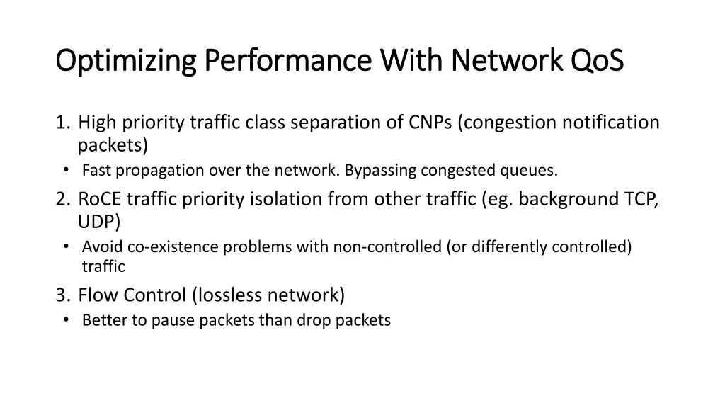 optimizing performance with network optimizing