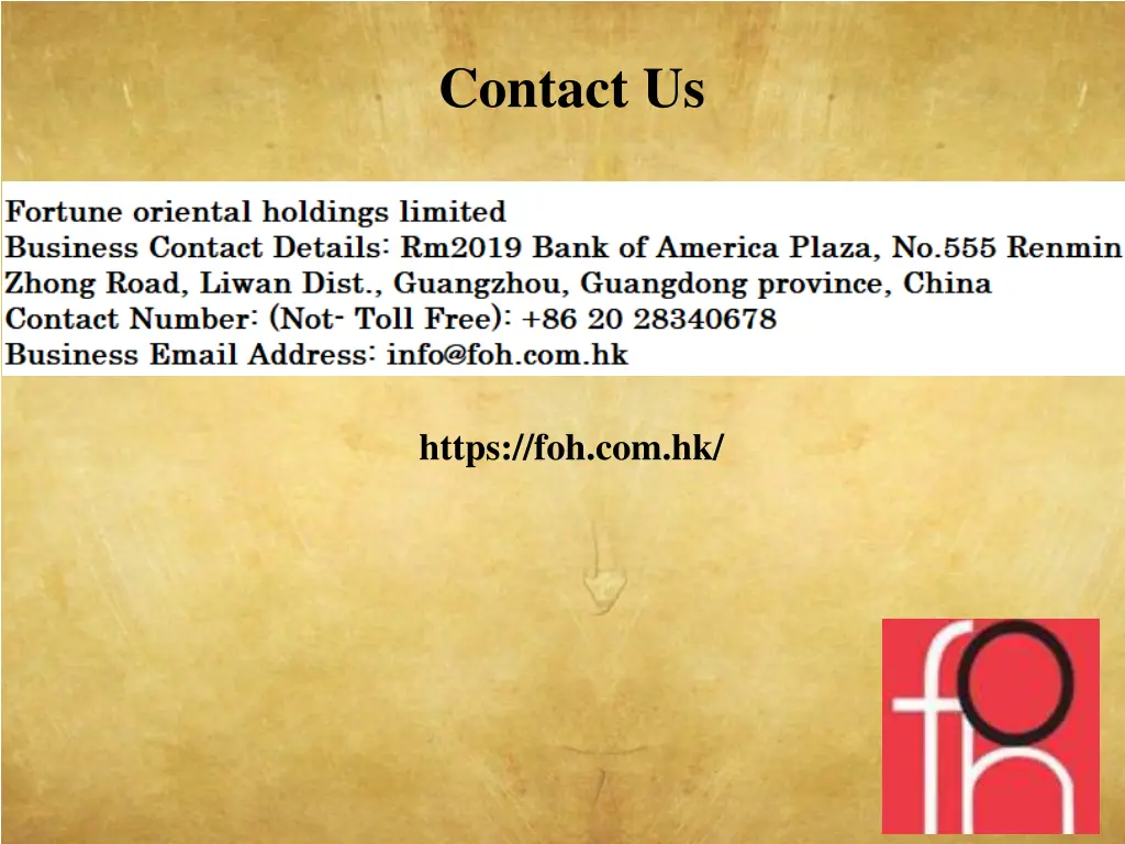 contact us