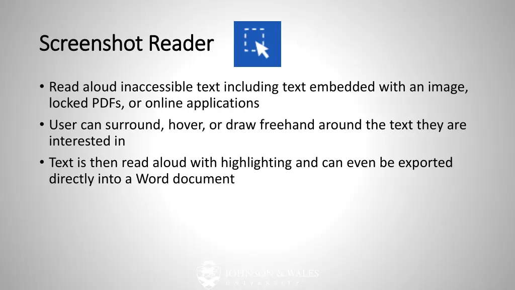 screenshot reader screenshot reader