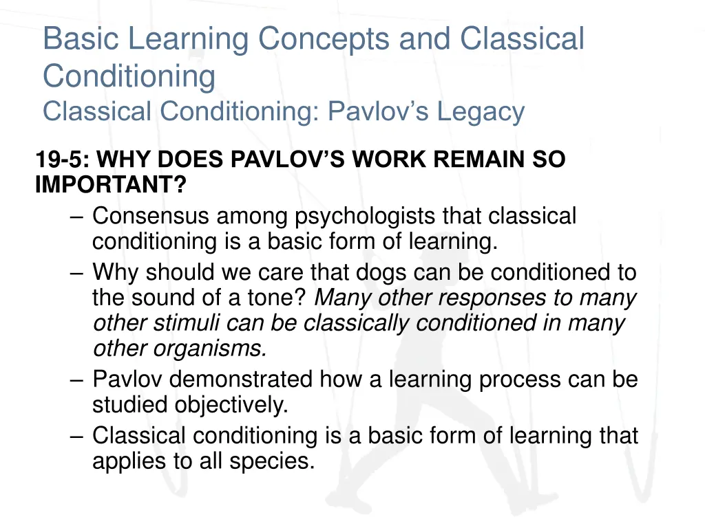 basic learning concepts and classical 8