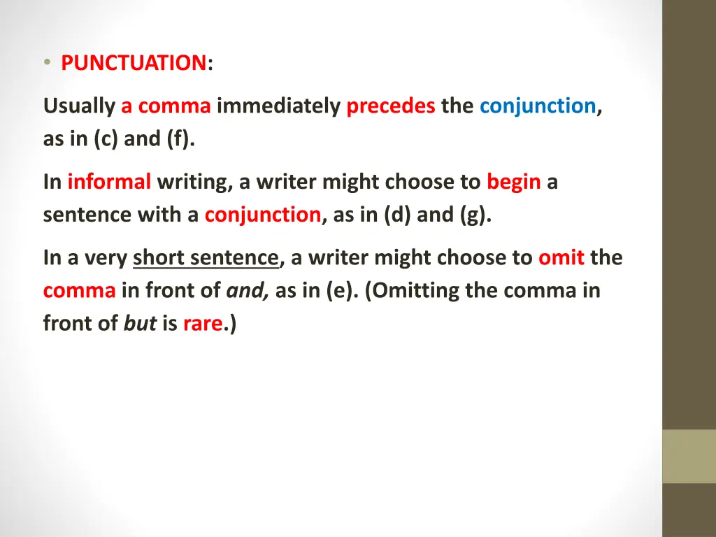 punctuation