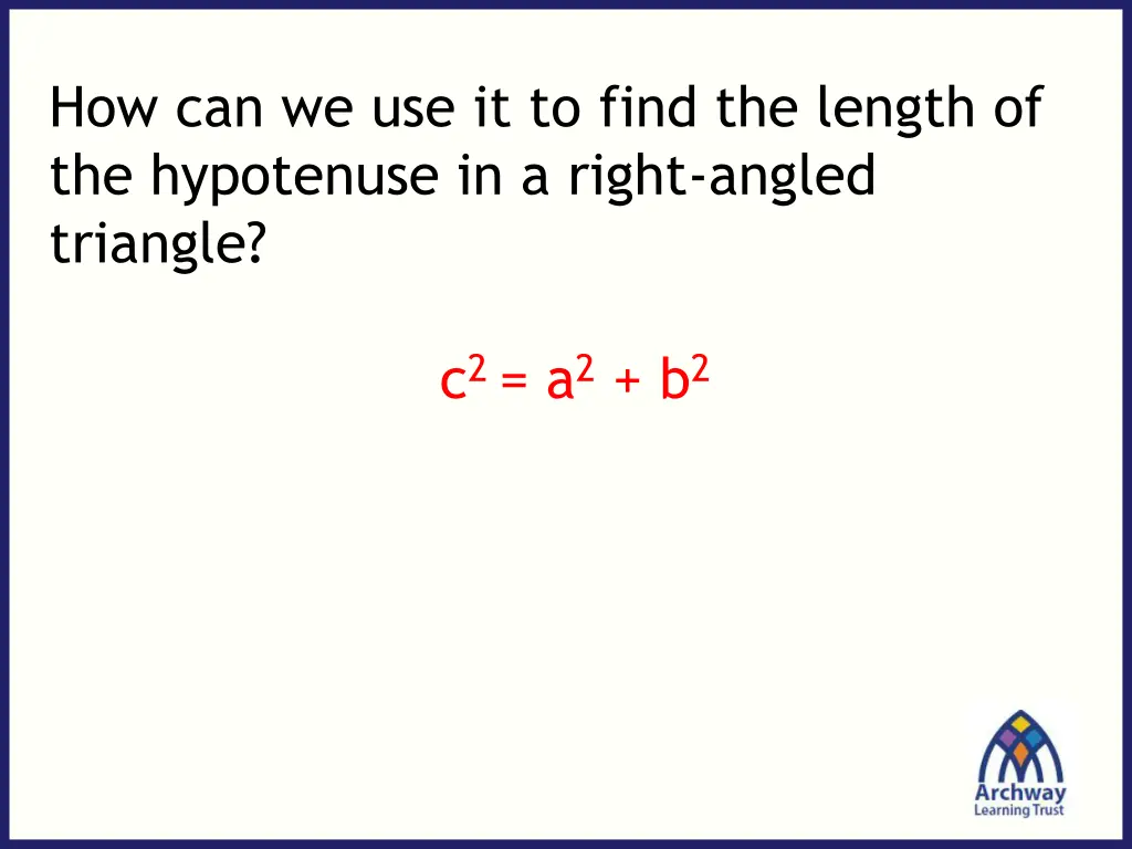 how can we use it to find the length