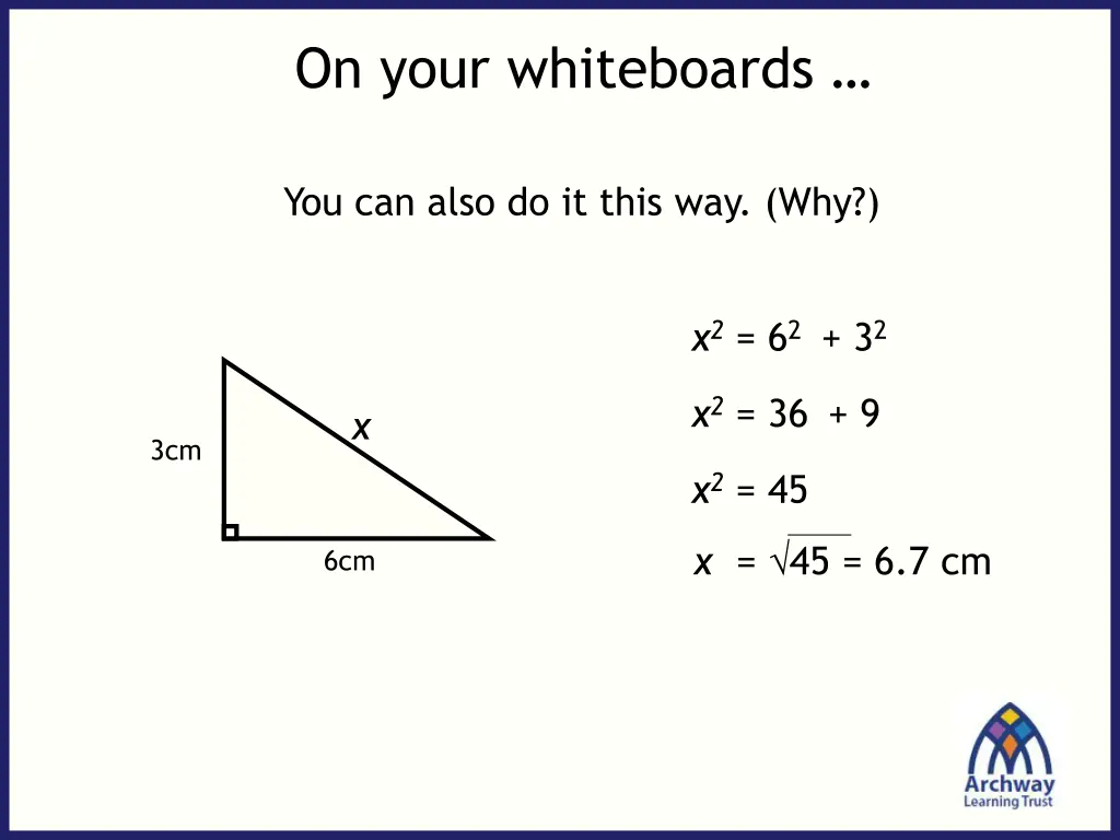 on your whiteboards 4