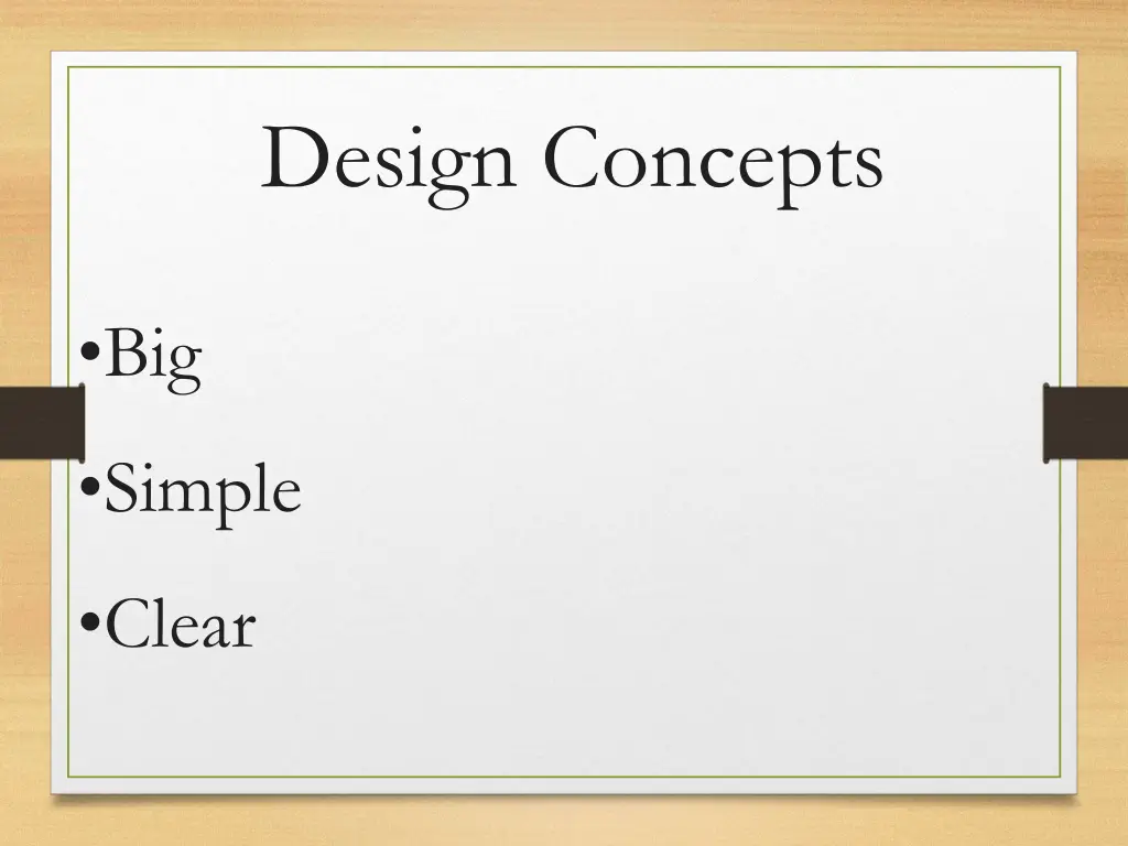 design concepts