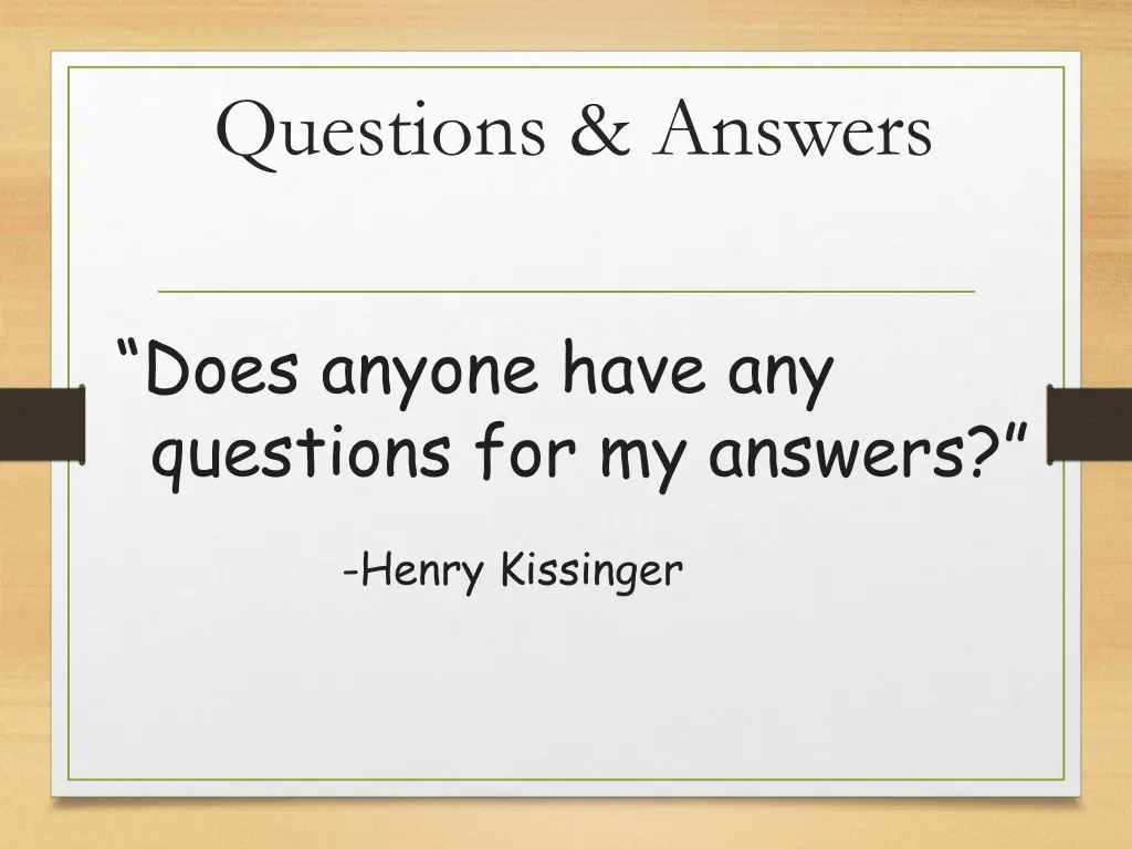 questions answers