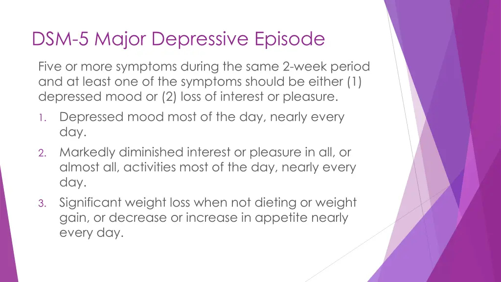 dsm 5 major depressive episode