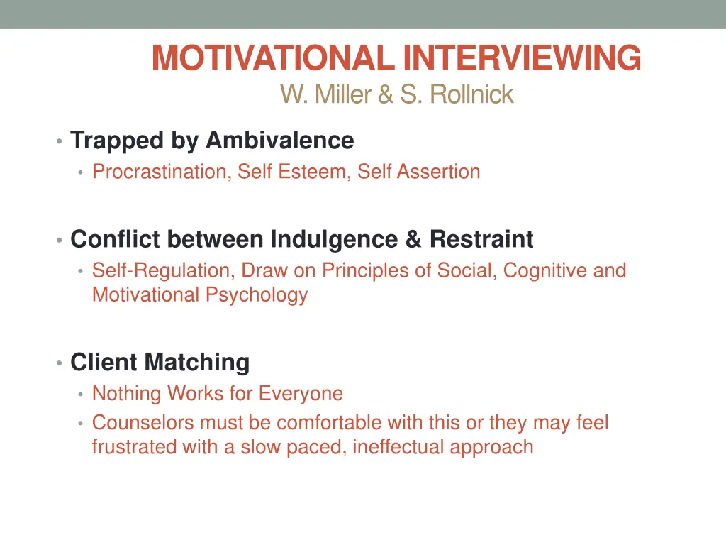 motivational interviewing w miller s rollnick